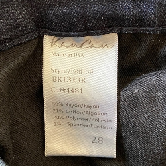 KanCan High Waisted Rise Skinny Button Fly Jean 28 - Picture 3 of 3